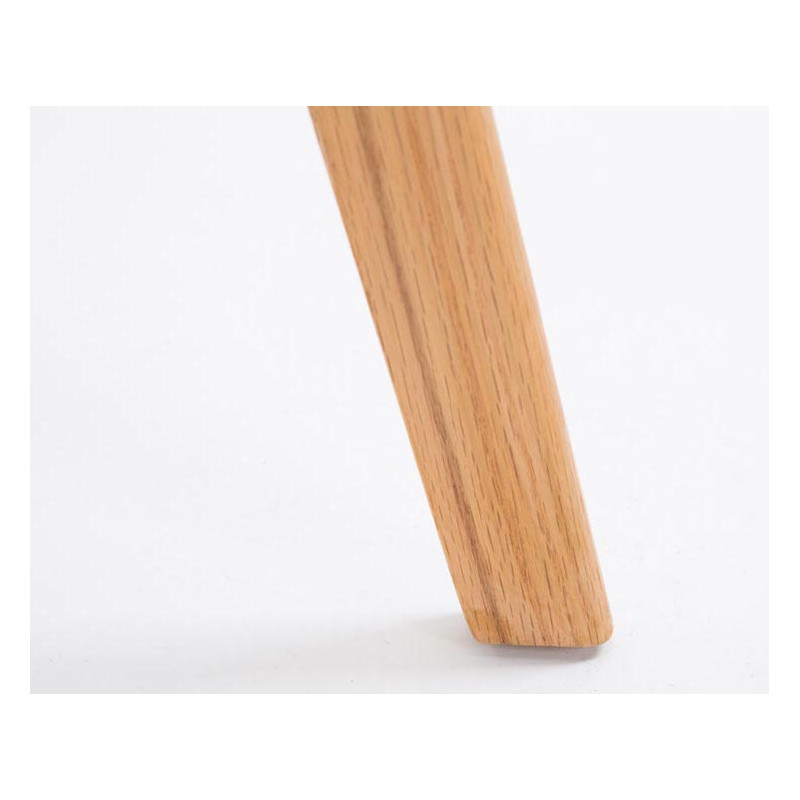 Lot de 2 tabourets de bar Metz en plastique gris naturel