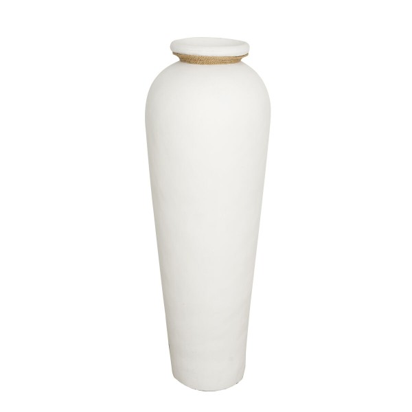 Vase Alexandra House Living Blanc Terre cuite 33 x 82 x 33 cm