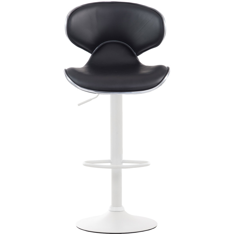 Taburete de bar Las Vegas V2, blanco/negro