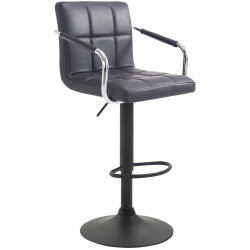 Taburete de bar Lucy V2, negro