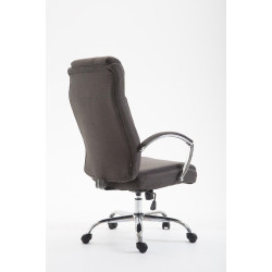 Chaise de bureau en tissu vaudois gris foncé