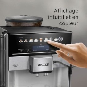 SIEMENS TE655203RW Machine a café expresso entierement automatique EQ6 plus S500 - Anthracite