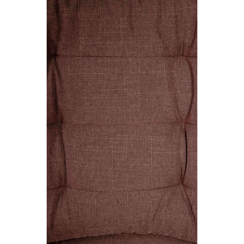 Chaise de bureau en tissu Oxygen brun