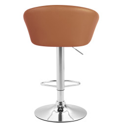 Tabouret de bar Miami V2 C marron clair