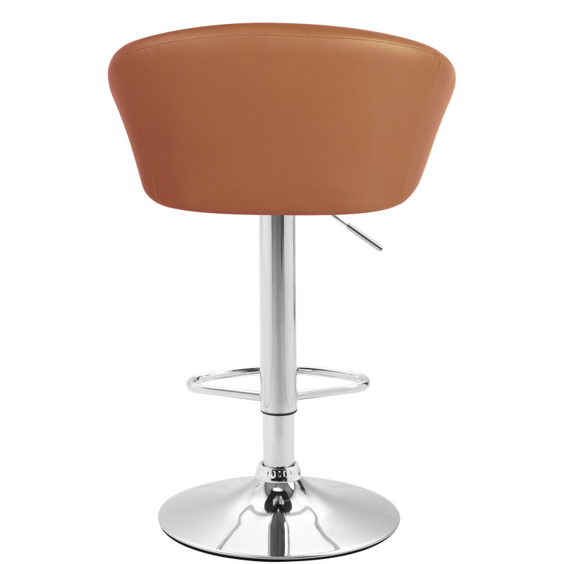 Tabouret de bar Miami V2 C marron clair