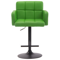 Tabouret de bar Los Angeles, noir/vert