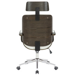 Chaise de bureau Dayton grise blanc/gris
