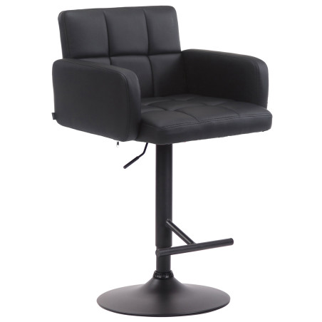 Sgabello da bar Los Angeles, nero