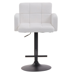 Tabouret de bar Los Angeles, noir et blanc