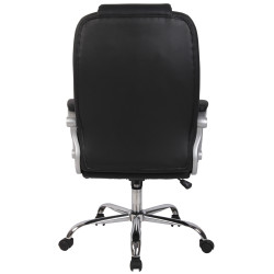 Chaise de bureau BIG Apollo en cuir artificiel V2 noir