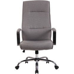 Chaise de bureau en tissu Portland gris