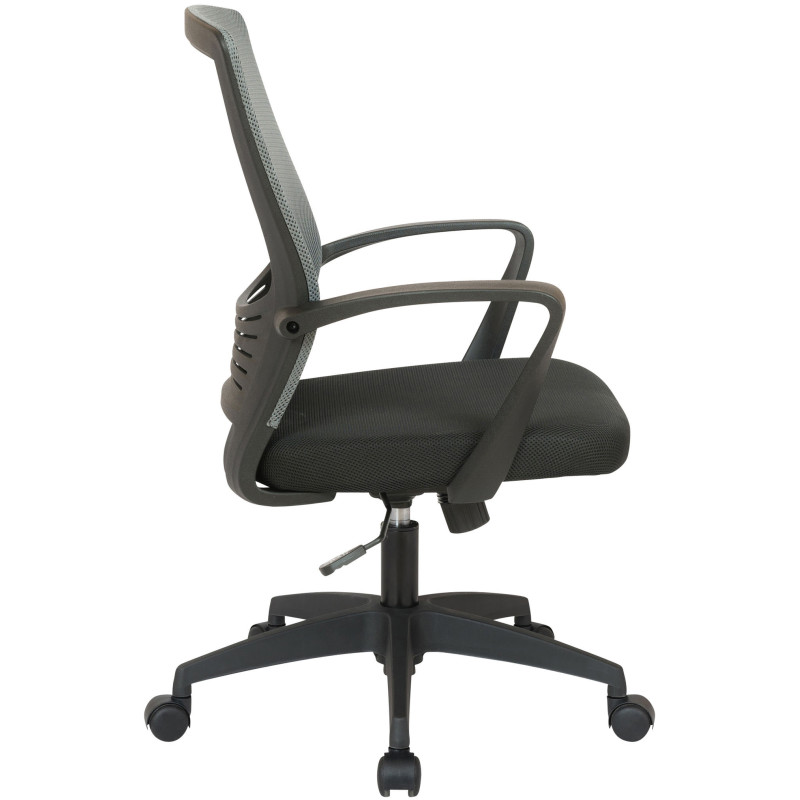 Chaise de bureau Kampen noir/gris