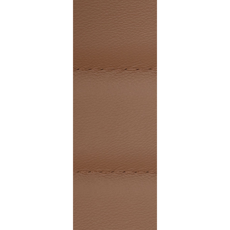 Chaise de bureau Mollis en cuir véritable marron clair