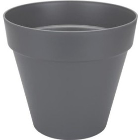 ELHO Pot de fleurs rond Loft Urban - Ш 30 cm - Gris anthracite