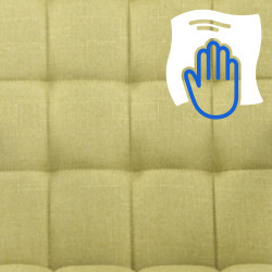 Chaise de bureau en tissu Terni vert