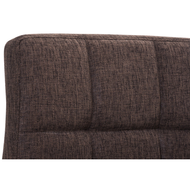 Ensemble de 2 tabourets de bar Peru, tissu C, marron