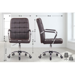 Chaise de bureau Terni en...