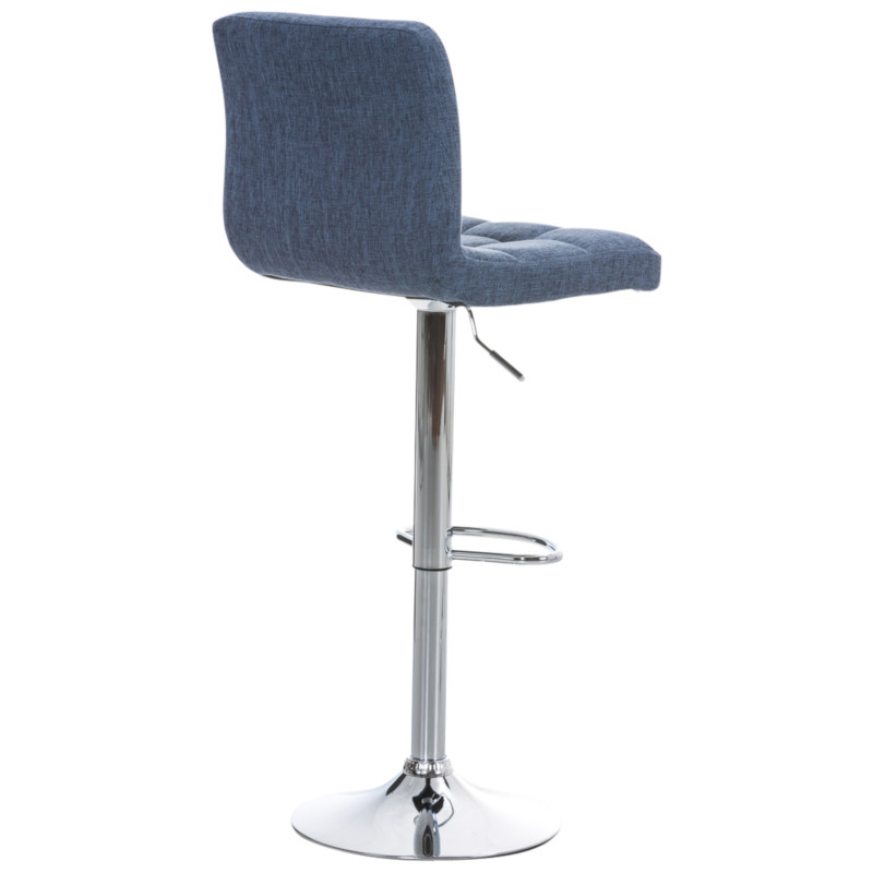 Ensemble de 2 tabourets de bar Peru, tissu C, bleu