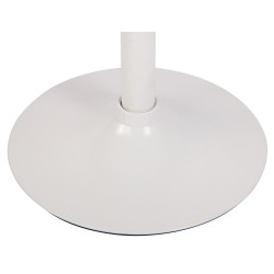 Sgabello da bar Dyn V2, tessuto, bianco/marrone