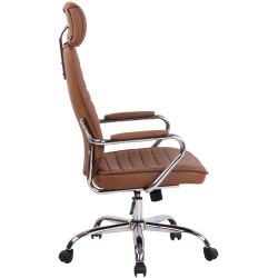 Chaise de bureau Rako marron clair