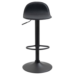Tabouret de bar Lana V2, noir