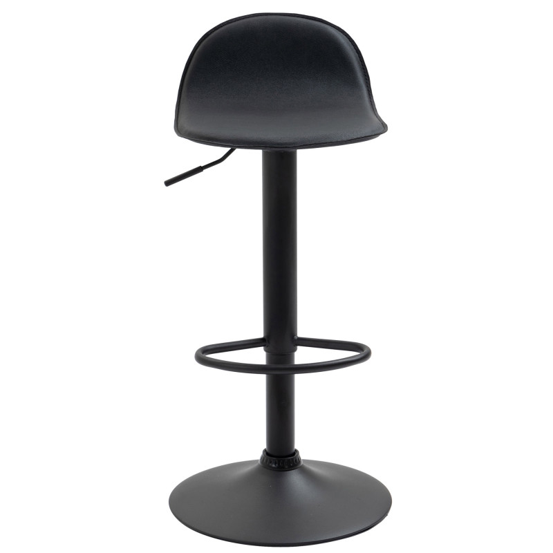 Tabouret de bar Lana V2, noir