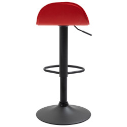 Set di 2 sgabelli da bar Lana V2 nero rosso