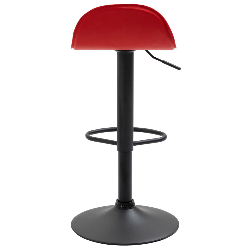 Set di 2 sgabelli da bar Lana V2 nero rosso