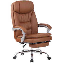 Chaise de bureau XL Troy marron clair