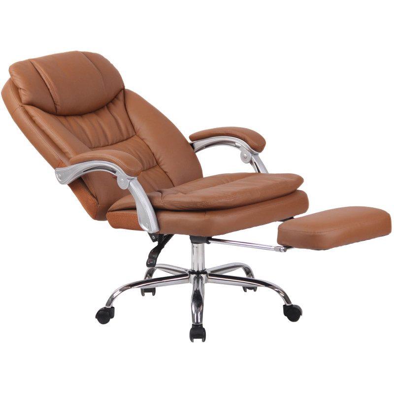 Chaise de bureau XL Troy marron clair