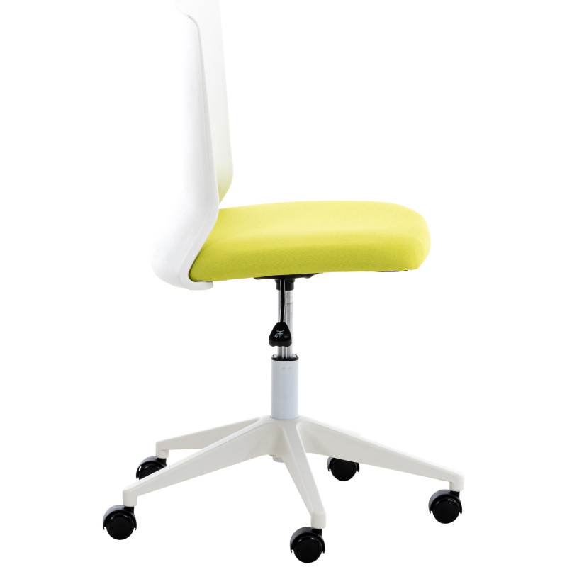Chaise de bureau en tissu Apolda vert