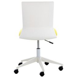 Chaise de bureau en tissu Apolda vert