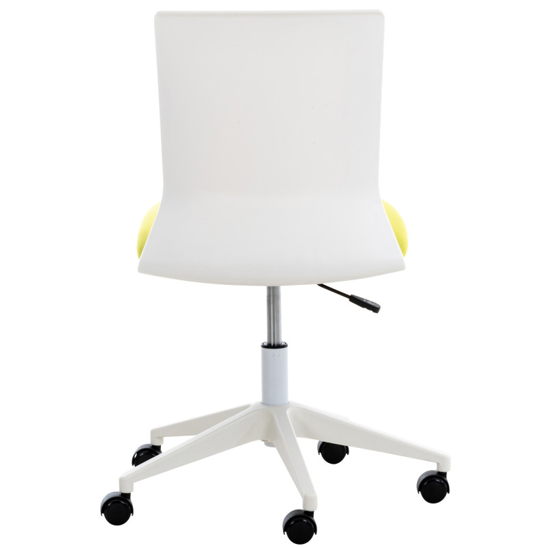 Chaise de bureau en tissu Apolda vert