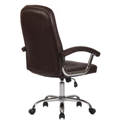 Chaise de bureau Reedville brun