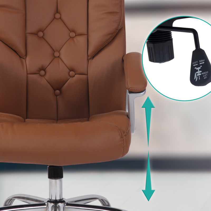 Chaise de bureau BIG Rodeo marron clair