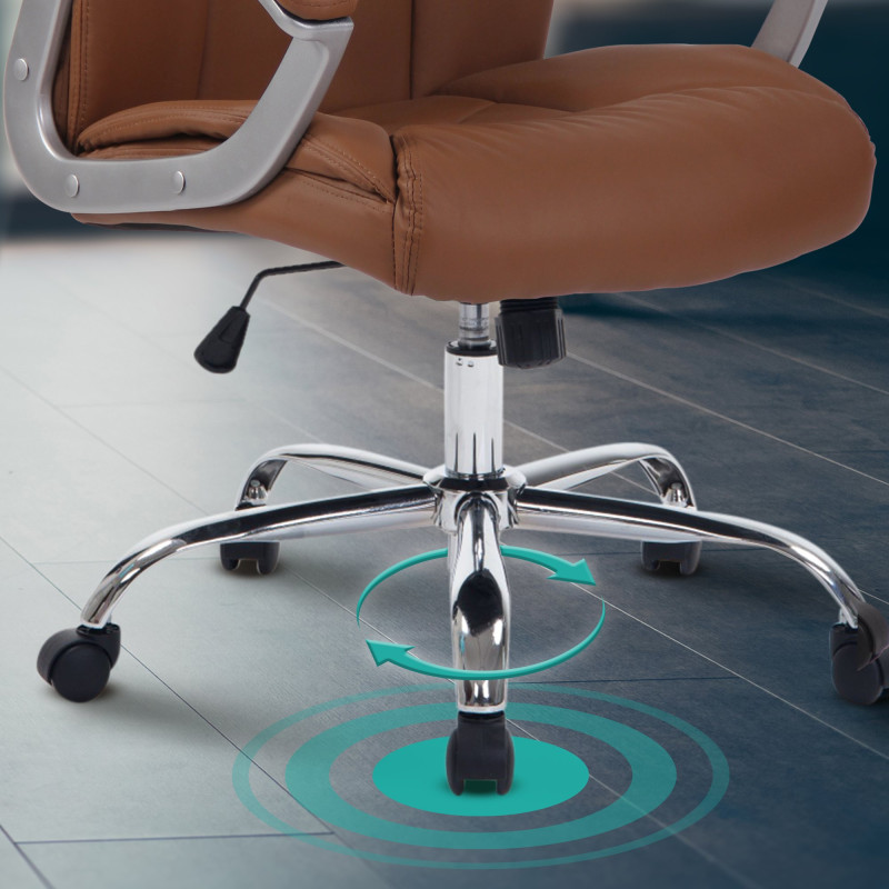Chaise de bureau BIG Rodeo marron clair
