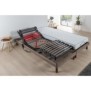 DEKO DREAM Ensemble matelas+sommier relaxation électrique COMFORT Samba - 2x80x200 cm - Matelas mousse