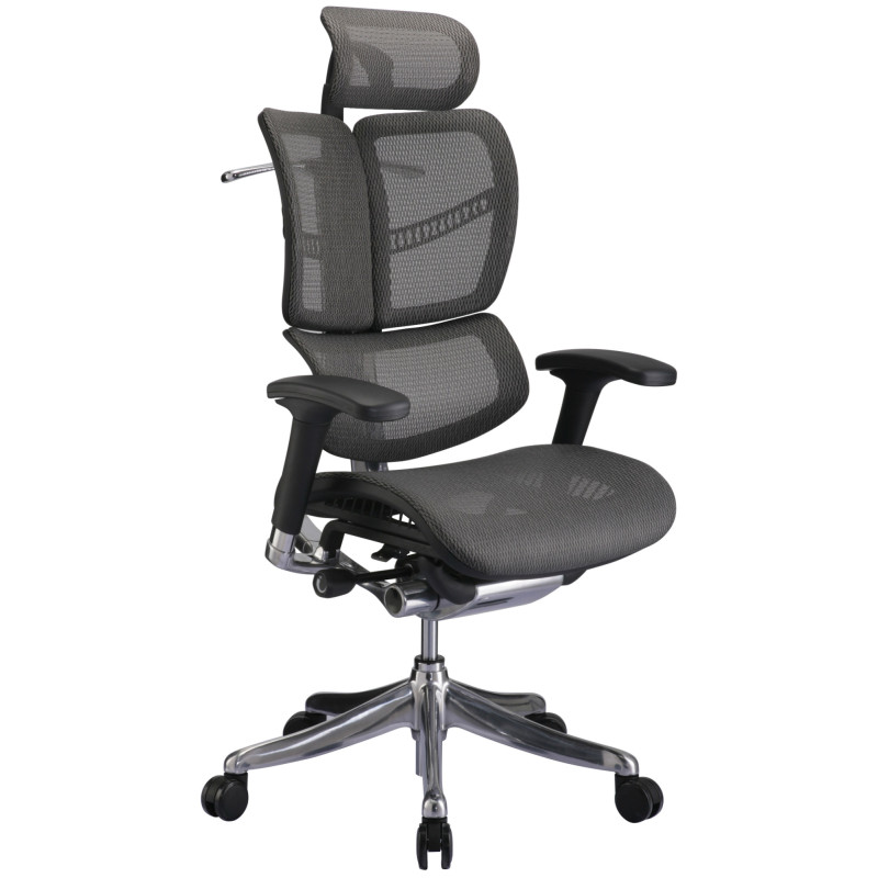 Chaise de bureau ergonomique Norfolk gris