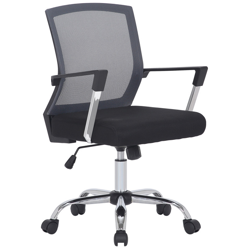 Chaise de bureau Mableton noir/gris