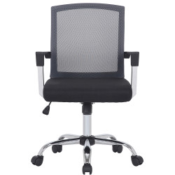 Chaise de bureau Mableton noir/gris