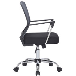 Chaise de bureau Mableton noir/gris