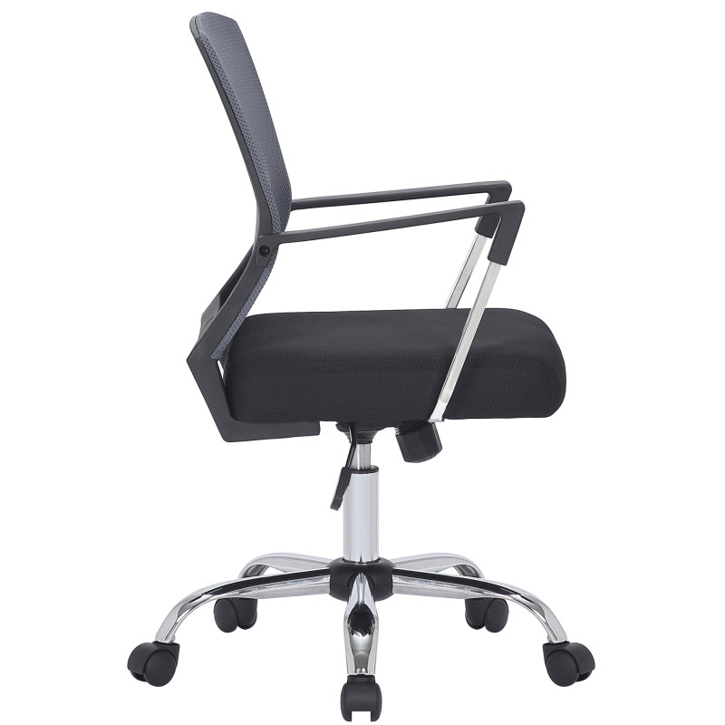 Chaise de bureau Mableton noir/gris