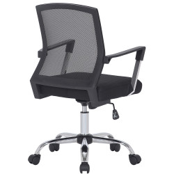 Chaise de bureau Mableton noir/noir