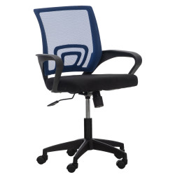 Chaise de bureau Auburn bleu