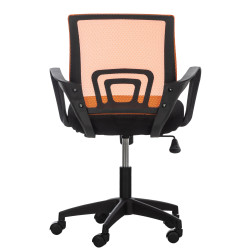 Chaise de bureau Auburn orange