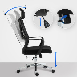 Chaise de bureau Kanab noir