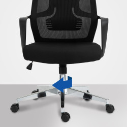 Chaise de bureau Kanab noir