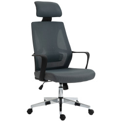 Chaise de bureau Kanab gris
