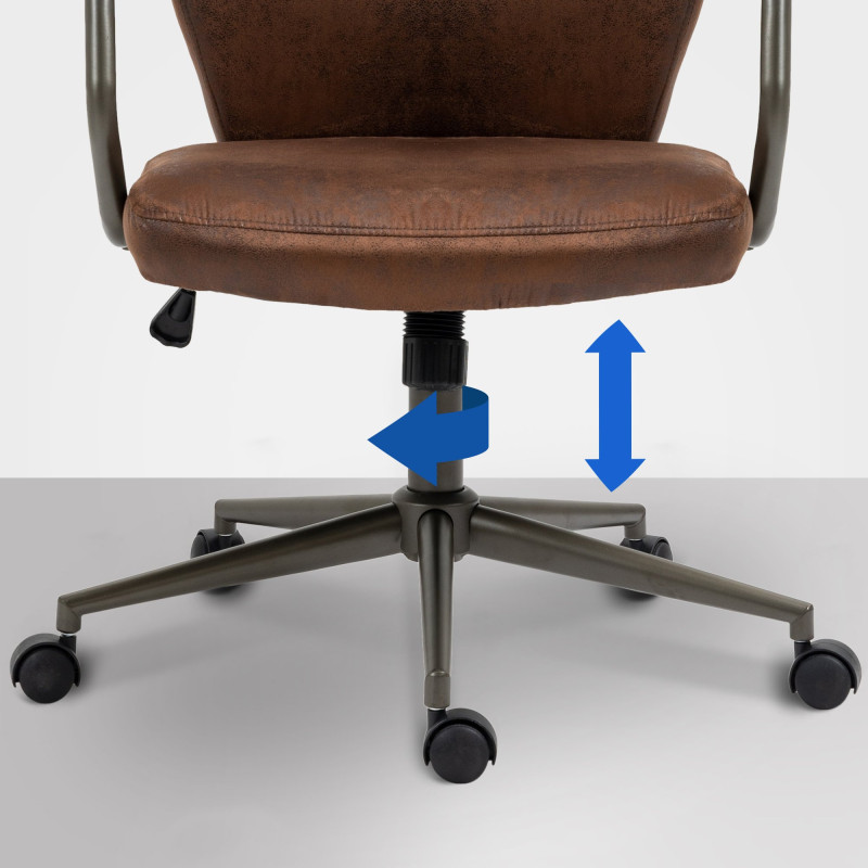 Chaise de bureau Pocatello Cognac