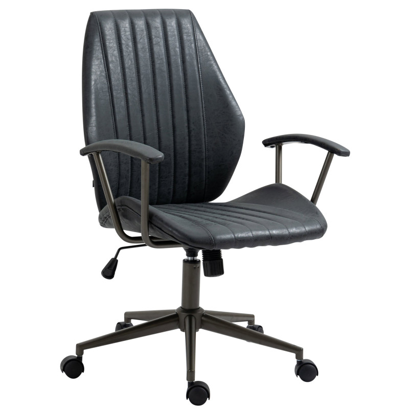 Chaise de bureau Nampa noir antique